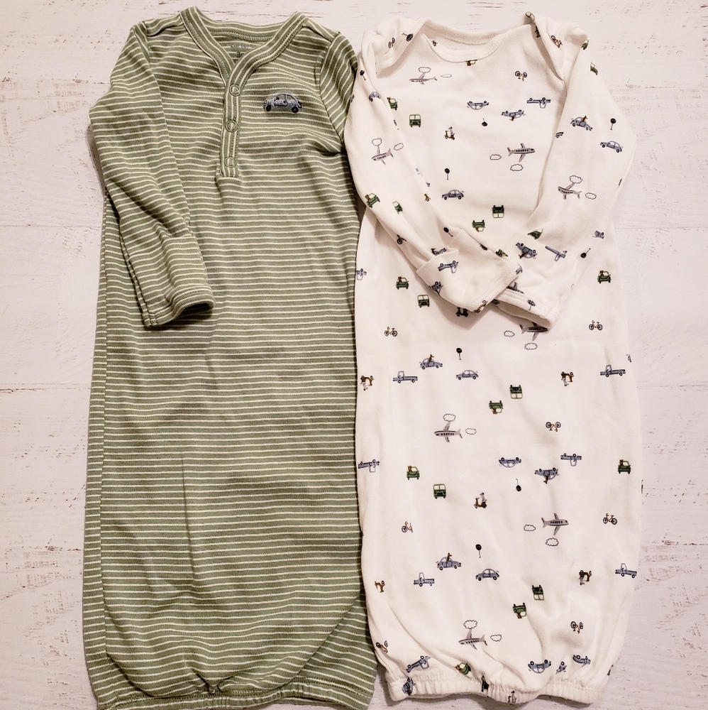 CARTER'S | Baby Boy 3mo Set of 2 Gowns